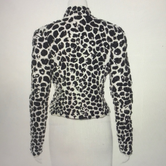 Skaist-Taylor Sequined Cropped Jacket w/ Tags - Picture 3 of 6